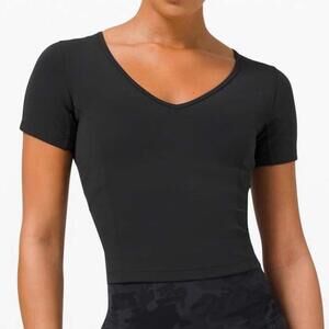 Lululemon Nulu Cropped Slim Yoga Short Sleeve